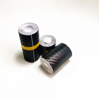 Nano Carbon Fiber Auto Kleebis DIY Kleebi Protector Ribad Auto Ukse Läve, Küljel Peegel Anti Scratch Lindi Veekindel Kaitse Kile