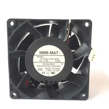 NMB-MAT 3115RL-04W-B59 12V 0.52 A 8038 8CM 8cm * 8cm * 3.8 cm 3-juhtmeline Server Chassis Fan