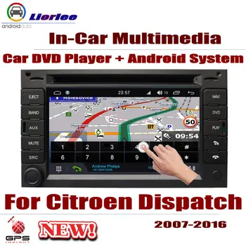 Näiteks Citroen Dispatch/Jumpy 2007-2016 Auto Android Multimeedia DVD Mängija GPS Navigation DSP Stereo Raadio, Video, Audio juhtseade