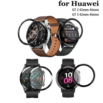 Näiteks Huawei Vaadata GT3 GT2 42mm 46 mm Ekraan Kaitsja Smart Watch Full Cover HD Pehme Klaas Film