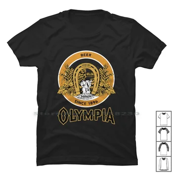 Olympia Õlut T-Särk 100% Puuvill Juua Õlut Tint Mesilaste Pi