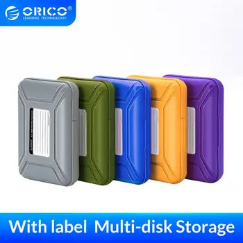 ORICO 3.5 tolline Väline kõvaketas HDD Protection Storage Kasti Silt veekindel Põrutuskindel Ametikoht