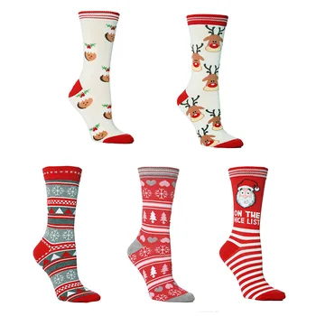 Paari Meeste ja Naiste Jõulud Sokid EUR36-42 Mood Jõulud Sokk Santa Lumehelves Kellad Põder Sukad