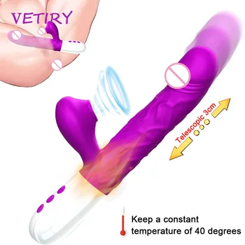 Pihuarvuti Vajutame Vibraator Dildo Vagiina Stimuleerimine Sugu Mänguasjad Naine Clit Imemiseks Mänguasjad Teleskoop Vibreeriv Dildo Sex Machine