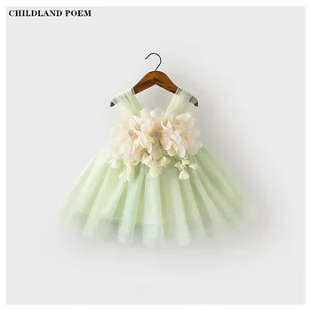 Printsess Beebi Girs Kleit 1. Sünnipäeva Kleit Lill Lapsed Kleidid Tüdrukute Elegantne Sünnipäeva Pulm Tüdrukud Hommikumantlid Kleit Tüdruk