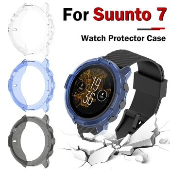Protective case for Suunto 7 GPS-Sport kvaliteetsest TPU kate slim Smart Watch kaitseraua kest Suunto7 Smartwatch