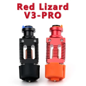 Punane Sisalik V3 Pro V6 Hotend Kroomitud Vasest Otsik Monteeritud Bi Metall Soojust Murda 3D printer CR-10 CR10S Ender-3 V2 Ender-3