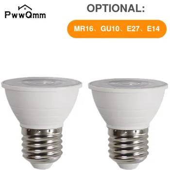 PwwQmm LED kohtvalgusti E27 GU10 LED Pirn 5W E14 LED Lamp, 220V Tähelepanu keskpunktis MR16 7W Lampada Mais Lamp gu 10 Ampull 2835
