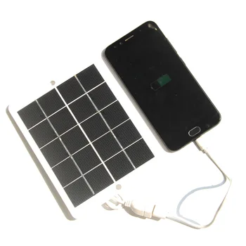 Päike Kokkuklapitavad päikesepatareid Laadija 3W 5V 2.1 USB-Väljund Seadmete Kaasaskantav Päikesepaneelid Nutitelefonid Väljas Telefoni Laadimine
