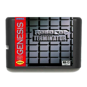 Robocop Vs Terminaator NTSC-USA 16 bit MD Mäng Kaardi Jaoks Sega Mega Drive Jaoks Genesis