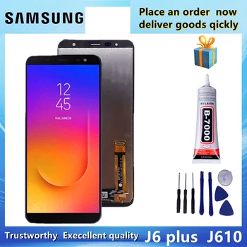 Samsung Galaxy J6+ J610 J610F J610FN Ekraan LCD Ekraan asendus Samsung J6 Plus ekraan