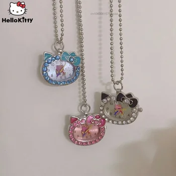 Sanrio Hello Kitty Päris Multikas Kaelakee Y2k Peen taskukella Ripats Kaelakee Naiste Mood Ripats Ehted Kingitus Tüdruk