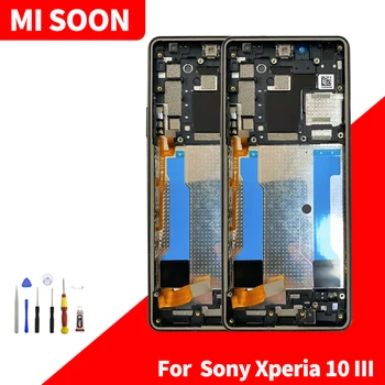 Sony Xperia 10 III LCD Ekraan Puutetundlik Digitizer Assamblee sony xperia 10 iii lcd-Ekraan, tool
