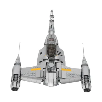 Stock KES Ruumi Wars Relva Mandalorians Djarin on N-1 Starfighters Kosmoselaev, 75325 DIY ehitusplokid Mänguasjad Lastele Kingitus