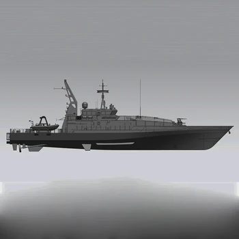 Suure Laeva Sõjalaev Lahingulaev Mudel Armidale 83 Patrull Paat Rc Paat DIY Assamblee Kit Poiss Hoone Mänguasjad