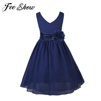 Suvel Teismelised Tüdrukud Sünnipäeva Kleit Elegantne Lille Printsess Kleit Pall Kleit Tutu Kleit Umbrohutõrje Lapsed Vestidos Riided