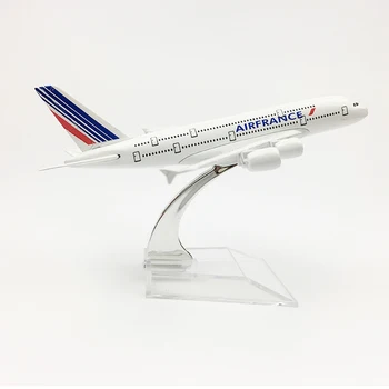Tasuta kohaletoimetamine Air France ' i Lennuki mudel Airbus A380 lennuki 16CM Metalli sulam diecast 1:400 lennuki mudel mänguasi lastele