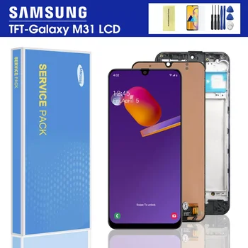 Test Samsung Galaxy M31 LCD M315 M315F Ekraan Puutetundlik Digitizer Assamblee Samsung M315 M315F/DS LCD Ekraan