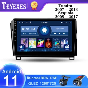 TEYEXES Toyota Tundra XK50 2007 - 2013 Sequoia XK60 2008 - 2017 Auto Raadio Multimeedia Video Mängija Navigation, Android 2 Din