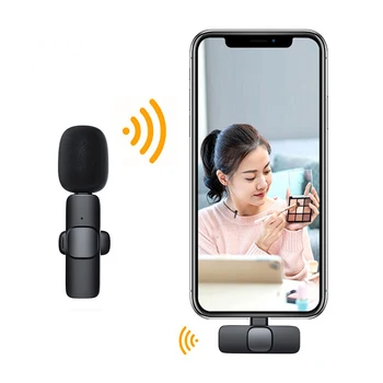 Traadita 2.4 G Live Rinnamikrofon Mikrofon Kaasaskantav Audio-Video Salvestamine Ühendage Mängida Mic Mobiiltelefonide IPhone, Android