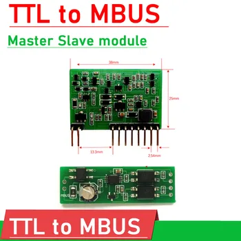 TTL, et MBUS Master Slave Converter side Moodul, UART serial porti M-BUS host Smart control energia, soojuse ja vee arvesti