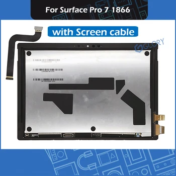Täielik LCD Assamblee M1004998-032 Microsoft Surface Pro 7 1866 LCD Ekraan Puutetundlik Digitizer Assamblee