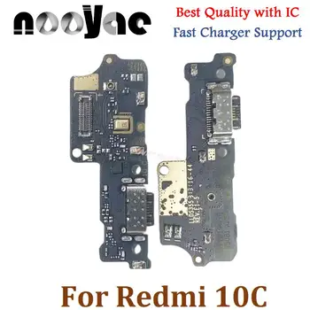Täiesti Uus Jaoks Redmi 10C 10 C Dokk USB Laadimine Sadamas Kiire Laadija Pistik Mikrofon MIC-Flex Kaabel Board Audio Jack IC