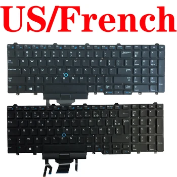 USA/PRANTSUSMAA/prantsuse Sülearvuti klaviatuur Dell Latitude E5550 E5570 E5580 E5590 E5591 Täpsusega M3520 M7520 M7720