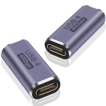 USB-C Naissoost Naiste 40Gbps 3.2 OTG Koppel Adapter Extender 8K Video 100W Kiire Laadimine jaoks USB4 Kaabel Thunderbolt 4