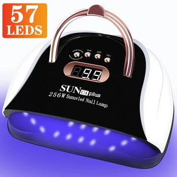 UV LED Küünte Kuivati Lamp, Millel on Automaatne Andur 57 Led Küünte Geel (Lambi 4 Taimer Seadistus Professionaalne Maniküüri-Lamp