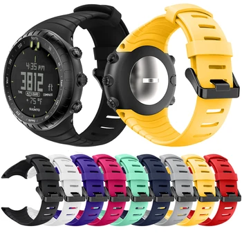 Vaata Bänd Suunto Core Silikoon Watchband Asendamine Käevõru Käepaela Eest Suunto Core Smart Watch Band rihm correa