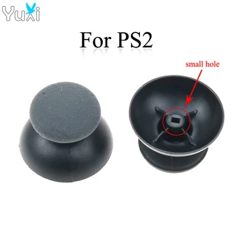 YuXi 4tk Analoog 3D Pöidla Pulgad Juhtnuppu Katta Väike Auk Thumbsticks ühise Põllumajanduspoliitika Sony Playstation 2 PS2 Kontroller