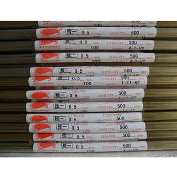 Ziyang Messing Elektrood Toru OD0.5*500mm Ühte Auku Surema Auk EDM Augu Puurimine Masin
